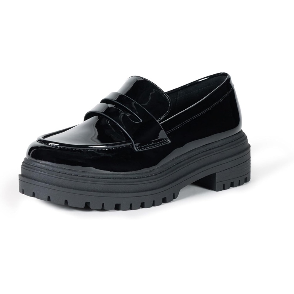The Drop Women's Ryan Lug Sole Loafer, Black - Size 8